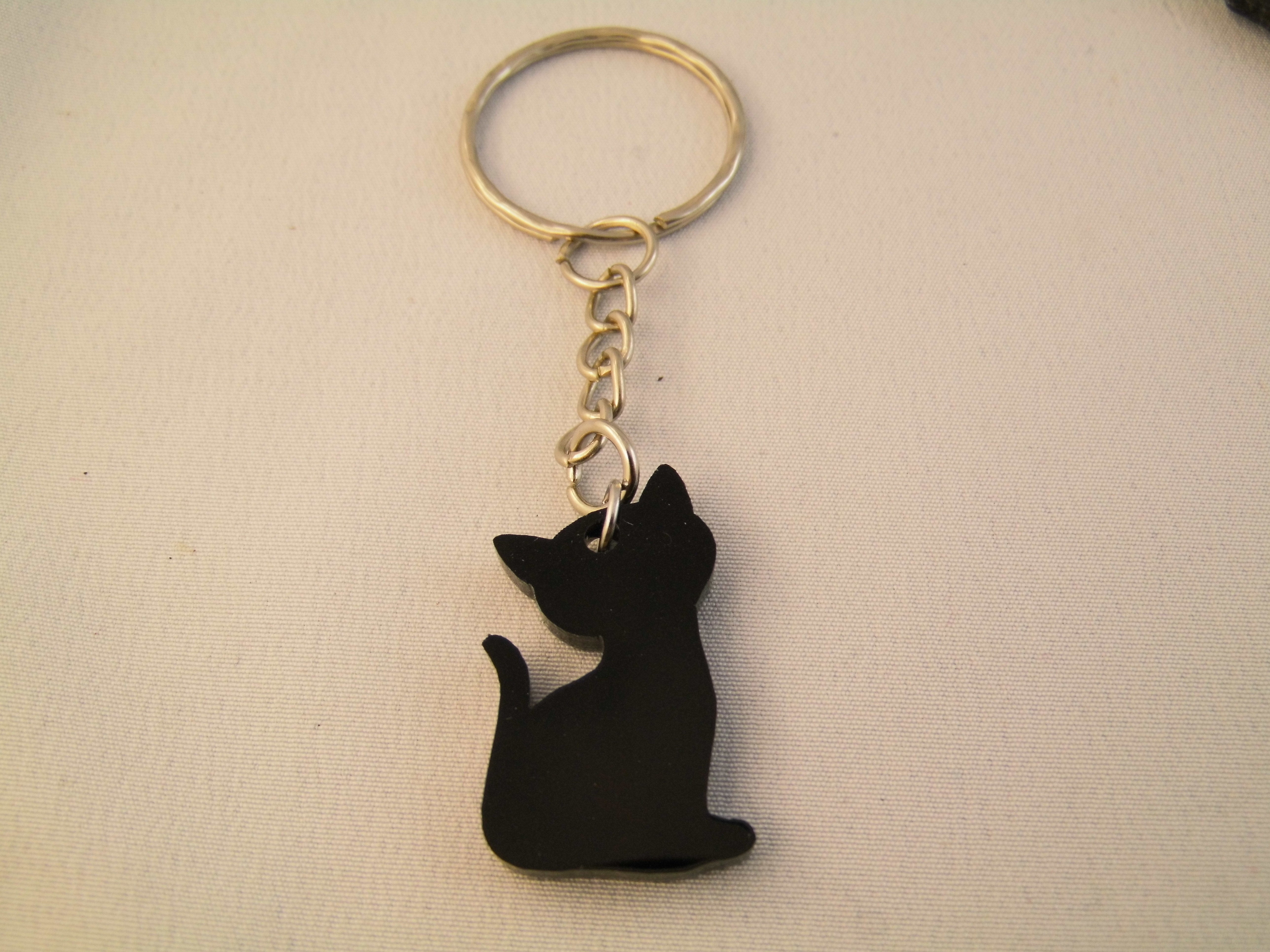 Schlüsselanhänger Katze Cat Taschenbaumler